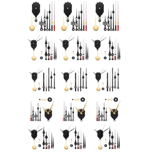 Home Bedroom Room 1Set DIY Time Clock Movement Accessory Decor Decorative Clock Ornament Supplies Accessory