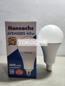 Lampu Bohlam LED Bulb Avengers 3w5w7w9w12w15w20w25w30w40w50w Hannochs Cahaya Putih Kuning
