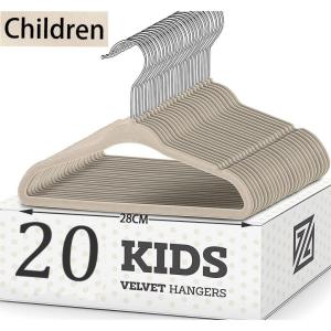 New 50pcs Non Slip Velvet Suit Clothes Hangers Wardrobe Home Closet Organizer