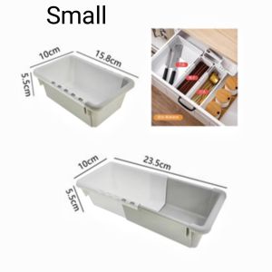 OHHDEER Multipurpose Telescopic Storage Baskets Case Desk Organizer for Bedroom Household Plastic Storage Boxes 塑料伸缩收纳盒