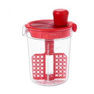 Multifunctional Dust Proof Graduated Cup for Home and Outdoor Drink Preparation Milk Mixing Mug with Filter Plate