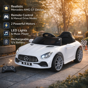 Electric Car For Kids Four-Wheel Drive Baby Toy Cool Car Rideable Boy&Girl Gift Remote Control Rechargeable Stroller
