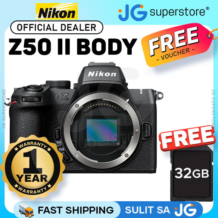 Nikon Z50 II Mirrorless Camera with 16-50mm Lens DX Format APS-C CMOS  Sensor, EXPEED Image Processor, 4K UHD Full HD 120fps Video,  Tilting