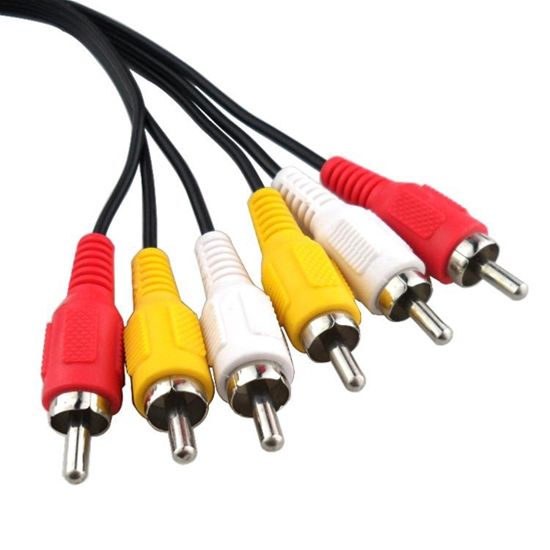 3x3 Audio Video RCA AV Cable Wire Connector Male Adapter Cord Analog  Signal Adaptor x TV DVD Random Color Lazada PH