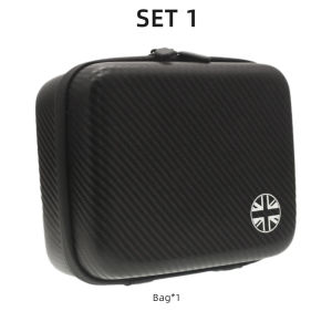 กระเป๋าจักรยานแบบแข็ง TWTOPSE สำหรับจักรยานพับ Brompton ขนาด 2.8 ลิตร ลายคาร์บอน กระเป๋าพกพาพร้อมฉากกั้นตาข่าย เหมาะสำหรับศัพท์มือถือและกระเป๋าสตางค์