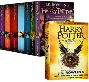 【Hardcover】【8 Books Set】Harry Potter English Novel Read Story Book Fiction Kids Adult Books