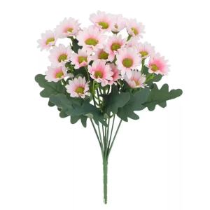 Autumn Artificial Daisy Flower Bouquet DIY Vase Home Garden Living Room Decoration Christmas Wedding Party Silk Fake Flowers