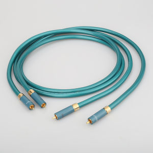 Hifi A55 RCA Cable Hi-end CD Amplifier Interconnect 2RCA to 2RCA Male Audio Cable