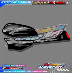 STRIPING VARIASI HONDA GL PRO GL MAX / STICKER LIST MOTOR HONDA GL PRO GL MAX