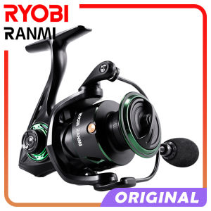 RYOBI RANMI RF รอกหมุนคันเบ็ดโลหะน้ำหนักเบาเป็นพิเศษ5.2:1อัตราทดเกียร์7 + 1BB น้ำเค็มหรือน้ำจืด18Kg รอกประมงลาก