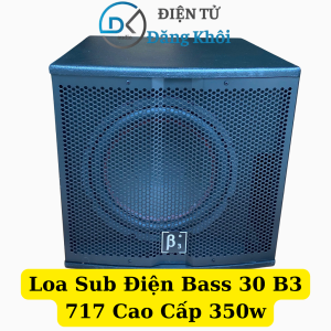 Loa Sub Điện Bass 30 B3 717 350W Tặng Dây AV 1 ra 2 AV 2 ra 2 Loa Siêu Trầm Bass 30 Cao Cấp