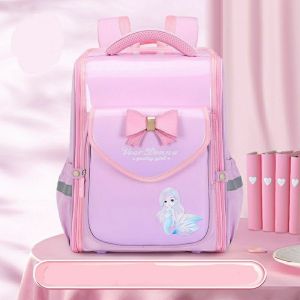 Tas Ransel Sekolah Anak import Perempuan / Laki Laki TK SD Schoolbag PU Leather Impor Waterproof