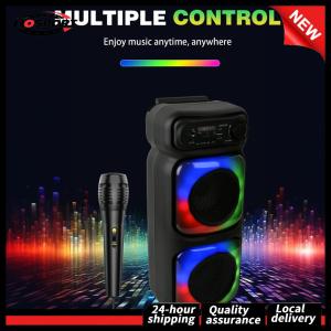 BT Karaoke Speaker Support MIC/TF/USB/AUX Party Speaker for Home Outdoor Use