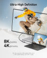 Anker USB C to DisplayPort (8K,60Hz or 4K,144Hz), 518 USB C Adapter (8K DisplayPort), USB C to DP 1.4, for MacBook, iPad Pro, XPS, and More (A8318). 