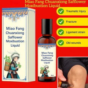 🔥Effiecient Pain Relief 🔥 Miao Fang Chuanxiong Achyranthes Bidentata Safflower Seedling Moxibustion Liquid  Genuine Whole Body Suitable Moxibustion Liquid For Body Care Natural Herbal Ingredients Seedling Moxibustion Liquid  Pain Relief