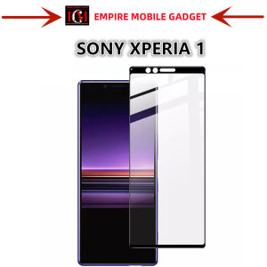 SONY XPERIA 1 / XPERIA 1ii (MARK 2) / XPERIA 5 ii (MARK 2) / XPERIA 5 iii (MARK 3) Full Covered Tempered Glass Screen Protector - BLACK