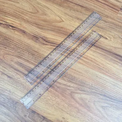 Penggaris Plastik Mika 30 CM Transparent Ruller