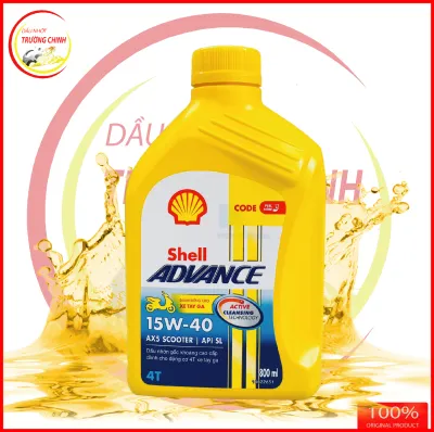 Nhớt Shell Advance AX5 Scooter 15W40 dành cho xe ga