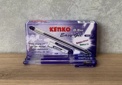 12 Pcs Pulpen Kenko Easy Gel - Gel Pen