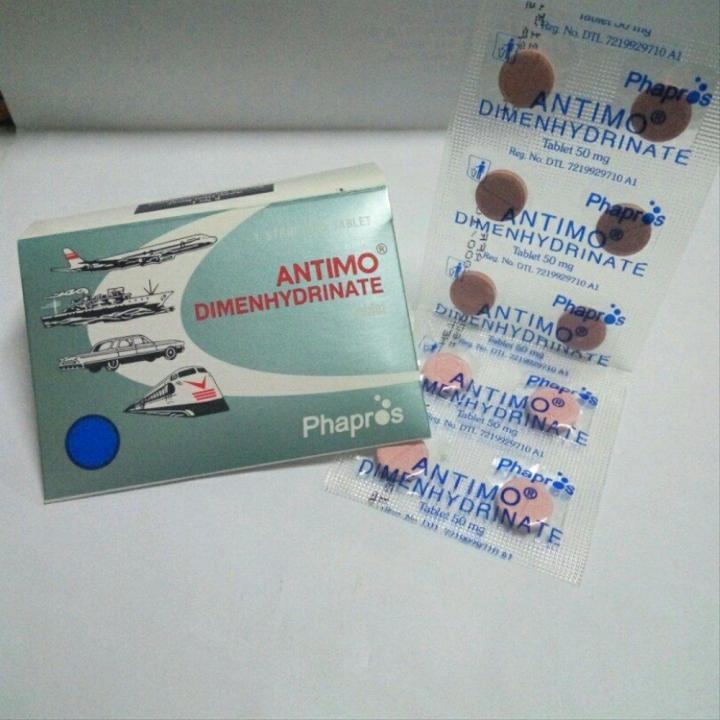 ANTIMO (obat anti mabuk/muntah) 1 strip