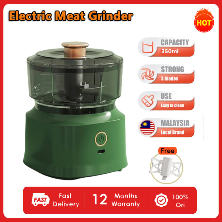 Multifunction Electric Meat Grinder 350ML Mincer Cordless Garlic