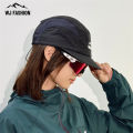 【WJ】Outdoor sun protection breathable hiking hat, Hiking baseball cap Japanese color blocked quick drying camping hat. 