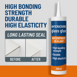 High Viscosity Neutral Silicone Sealant 100g l-995Structural Glass Adhesive Outdoor UV Resistant Waterproof 260 Heat Resistance Weatherproof for Construction DIY