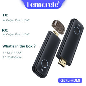 Lemorele Wireless Hdmi Transmitter and Receiver Hdmi Extender Wireless Hdmi Adapter