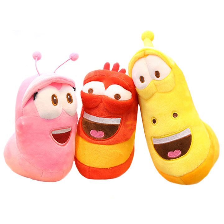 TRTEWWS Funny Baby Girls Gift Cartoon Red/Yellow Birthday Larva Plush ...