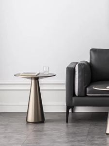Luxury Side Table Modern Italian Side Table Living Room Minimalist Metal Small Table Sofa Mini Table