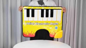 Thảm nhạc Piano cho bồn cầu thảm sàn phát nhạc độc đáo quà tặng thú vị cho phòng tắm thảm sàn nhà vệ sinh.