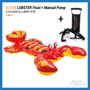 INTEX Lobster Inflatable Water Inflatable Swimming Pool Ring Water Play Toy Floating Circle Terapung Kolam 57528