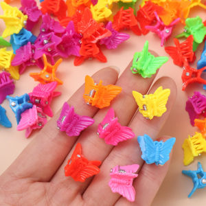 อุปกรณ์ทําผม เอกลักษณ์ คลิปหนีบผม คลิปผีเสื้อ ความปลอดภัย แต่งตัว ขนาดเล็ก ถักผม 100 หลากหลาย