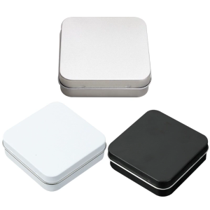 Kẹo lưu trữ container nam nữ giáng sinh hộp quà tặng cho Bead Bộ sưu tập màu Đen/Bạc/Trắng đồ dùng gia đình