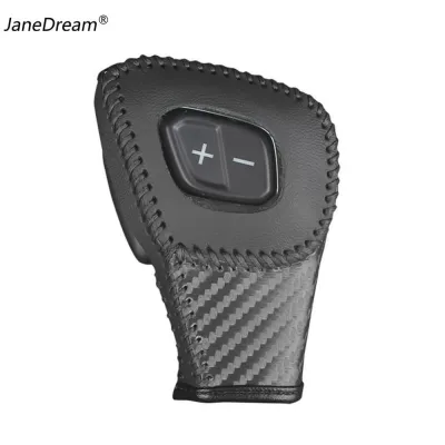 JaneDream Car Gear Leather Interior Gear Shift Knob Head Cover Leather LHD Sticker Accessories for Ford Everest Ranger Review 2020 - 2023