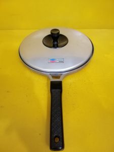 Chảo nướng nhôm nội địa Nhật size 26cm cao 3cm (mã 426KT) Không dùng từ