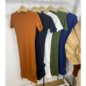 BAJU SERUT DRESS BODYCON LENGAN PENDEK ROK TALI SERUT MINI MIDI SAMPING KANAN KIRI