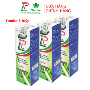Combo 3 tuýp Viên ngậm giảm ho LP - giúp giảm ho mát họng hóa đờm hiệu quả - Chiết xuất kha tử ô mai - Hộp 24 viên chuẩn GMP bộ y tế
