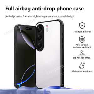 Phone Case For Tecno Camon 50 Pro Ultra Camon50Pro Camon50Ultra 4G 5G 2026 Phone Casing Hard PC Transparent Shockproof Frosted Matte Soft Edge Silicone Back Cover