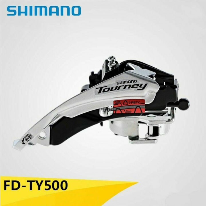 Shimano Tourney FD-TY500 7 8 Speed Front Derailleur TX50/51 Dual-Pull ...