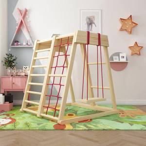 Toddler Climbing Gym Toddler Indoor Playground Kids Climbing Gym Training Equipment Household Kids Climbing Gym Playground For Kids