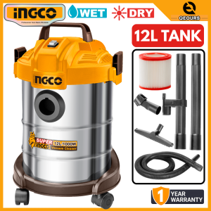 INGCO 800W 12L WET & DRY VACUUM CLEANER | VC14122