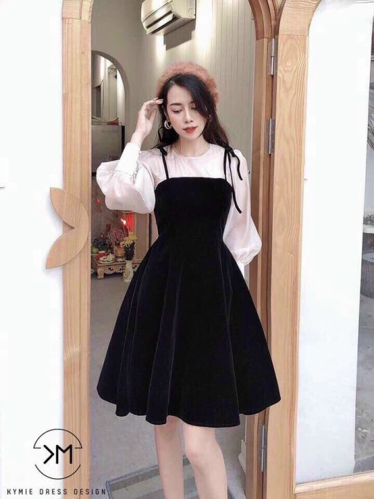 Yếm váy Nữ jean dài cute ulzzang hàn quốc túi nắp Tulibs YN09 - Quần yếm |  ePrice.vn