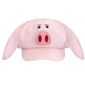 Fun Pig Theme Octagonal Hat For All Ages Soft Polyester Round Hat Perfect For Cosplay Parties Holiday And Daily Wear