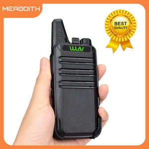 HT HandyTalky WLN KD-C1 UHF 400-470MHZ Walky Talky 16 Channel Walkie TalkieBlack/Army