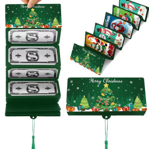 Christmas Money Holder for Cash Merry Christmas Red Envelopes Surprise Money Gift Ideas for Adult Kids Xmas Money Holder
