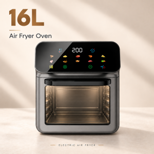 GoldStar 7L/9L/16L/25L Air Fryer Oven Digital Touch Control 360° Hot Air Circulation 8 Preset Menus Multi-Layer Cooking for Fry Bake Roast Reheat
