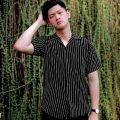 kemeja santai  kemeja Casual / kemeja Garis Garis  Hitam Putih  bisa COD.. 