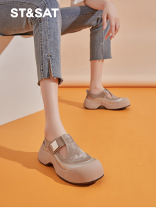 Womens Summer Muffin Thick Bottom Breathable Sandals Casual Hollow Out Sandals