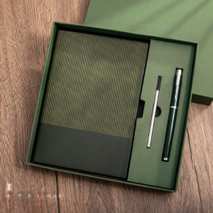 Premium Journal Book & Pen Set with Engraved Name + Refill Ink – Elegant Gift Box Included